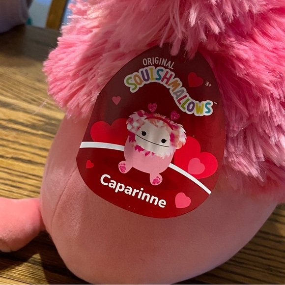 Squishmallows Valentines Day 8” Caparinne the Bigfoot - Picture 3 of 4